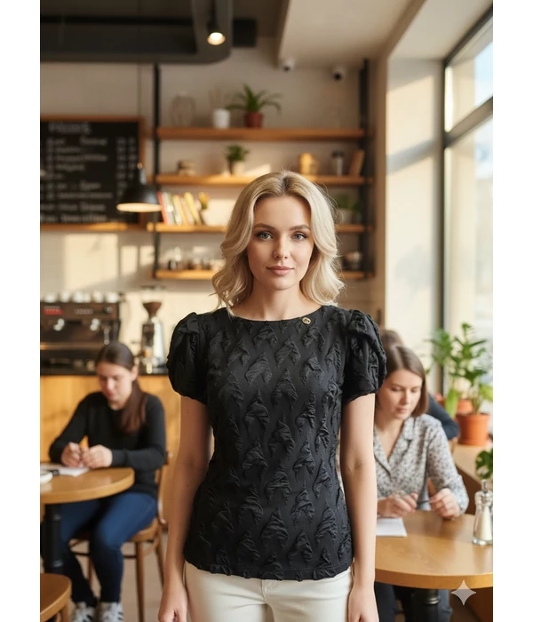 Mystic Day Tűzvirág felső fekete