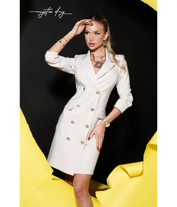 Mystic Day Zella ruha bézs színű