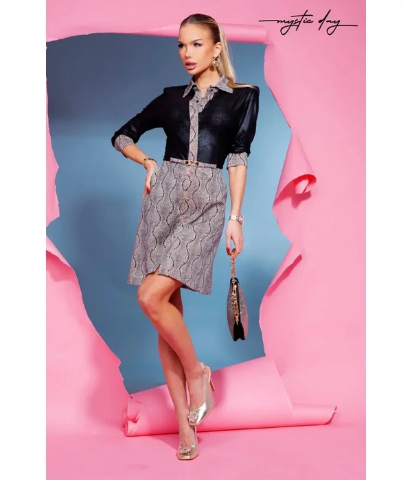 Mystic Day KArolina Zita ruha hullám mintás