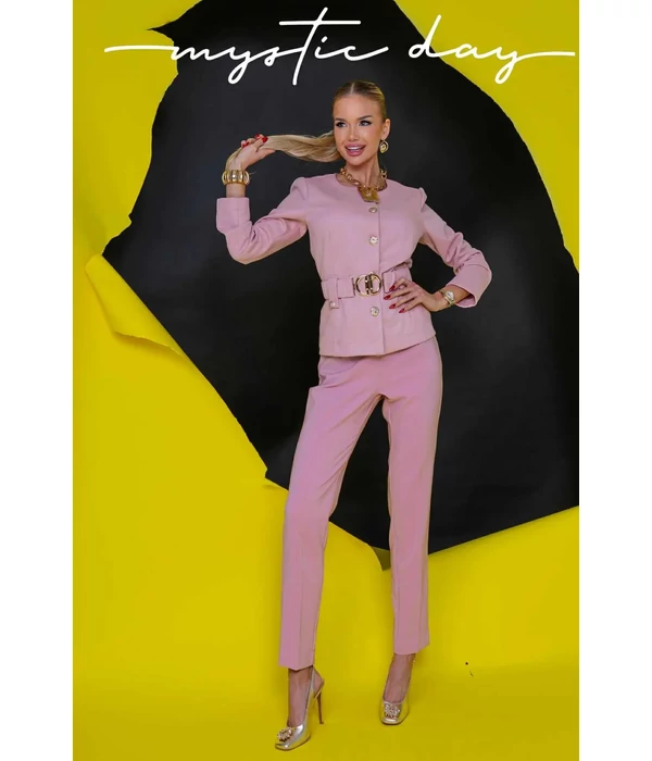 Mystic Day Hanna öves zakó púder színű