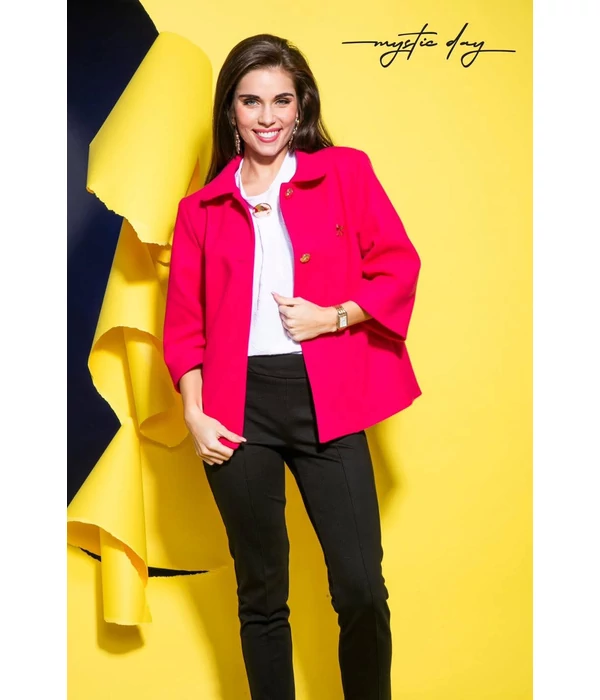 Mystic Day Masni pink szövet kiskabát