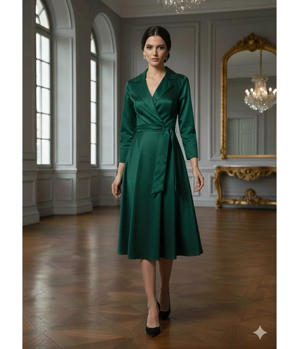 Rouge Avenue Smaragzöld Indonézia ruha