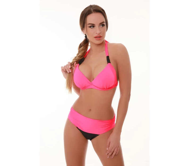 Pyramid Corse Neon pink-fekete bikini