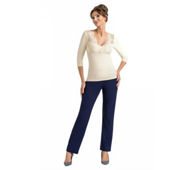 Donna Simone ecru/dark blue Donna Simone ecru/dark blue